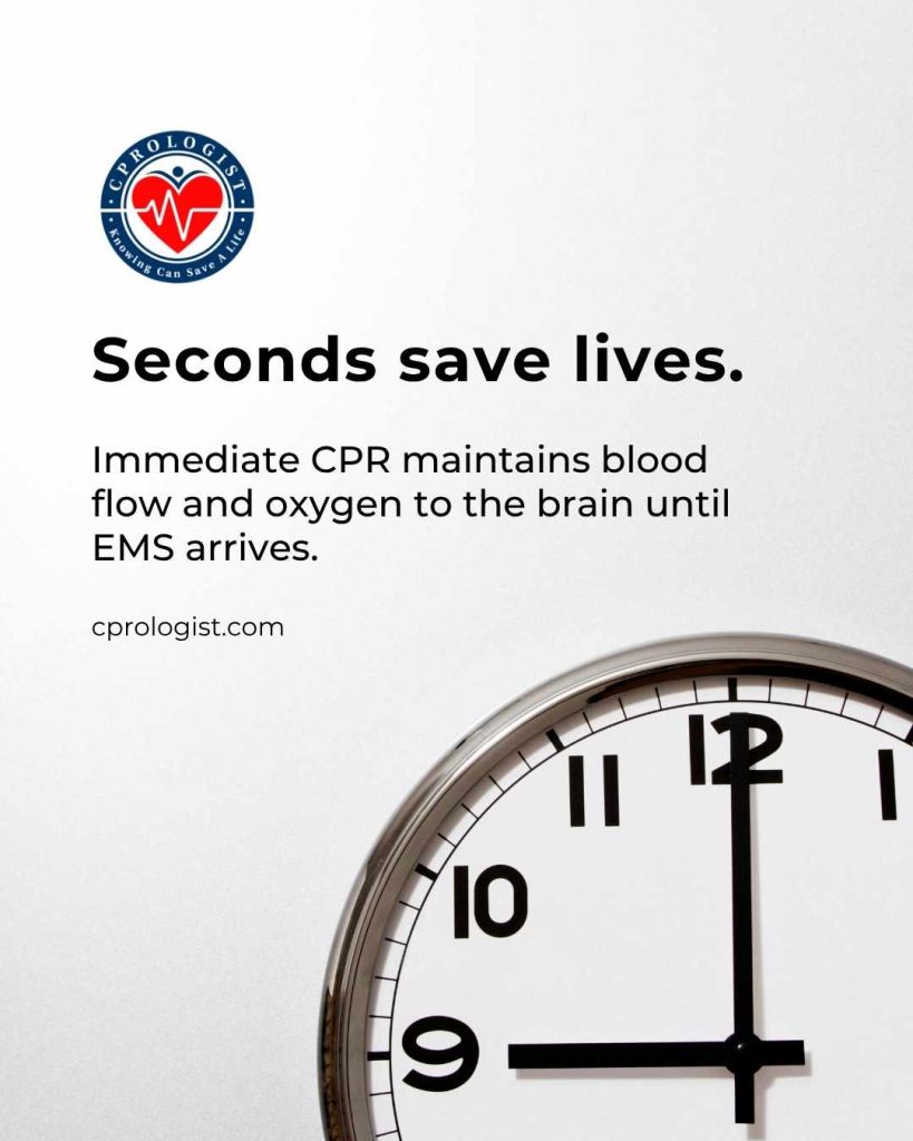 Health Street Still Content about how many seconds you have to save a life.