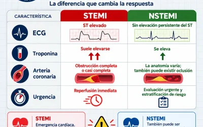 ¿Qué es un infarto STEMI? Síntomas, ECG y por qué cada minuto cuenta
